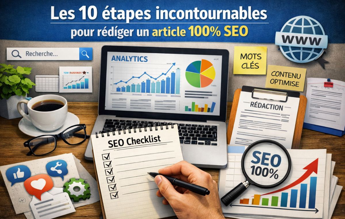 Les 10 étapes incontournables pour rédiger un article 100% SEO