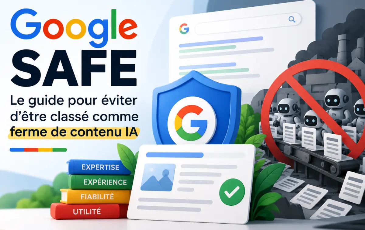 Google SAFE : le guide pour éviter d’être classé comme ferme de contenu IA